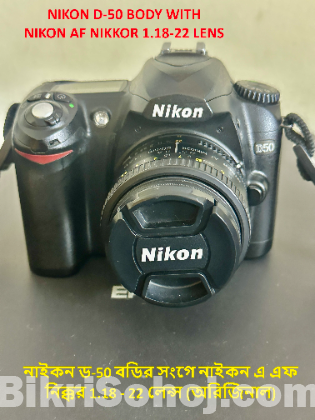 NIKON D-50 DSLR CAMERA SET